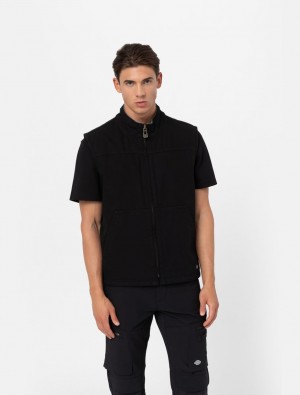 Colete Dickies Duck Lined Masculino Pretas | 88452629